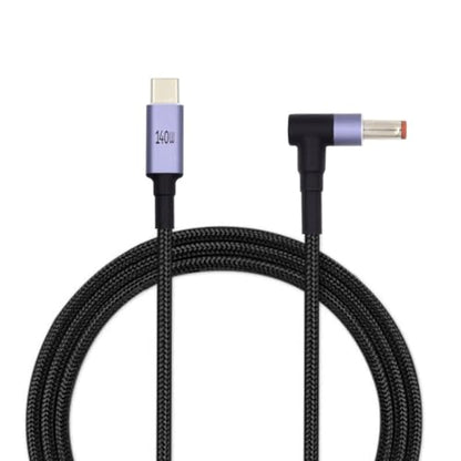 chenyang USB C to DC 5.5x2.5mm 20V Power 65W 100W 135W 140W PD Charge Cable for Laptop - color: Black 140W 5.5x2.5MM