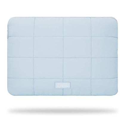 Puffy Laptop Sleeve 15-16 Inch Matte Blue, Waterproof Carrying Case Bag for Women, Fluffy Computer 15.6 HP Case, Compatible with MacBook Pro 16 Inch, MacBook Air M2 M1, Asus/Dell XPS/Lenovo - color: Matte Blue, size: 15-16 inch