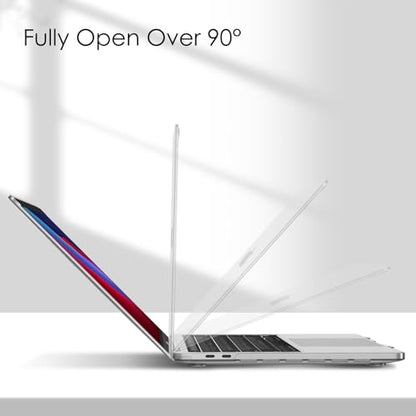 Fintie Hard Shell Case for MacBook Pro 13 Inch, Frost Clear | A2338(M2 M1) A2251 A2289 A2159 A1989 A1706 A1708 (2016-2023) with/Without Touch Bar, Snap-On Cover, Lightweight - color: Frost Clear, size: Pro 13 Inch