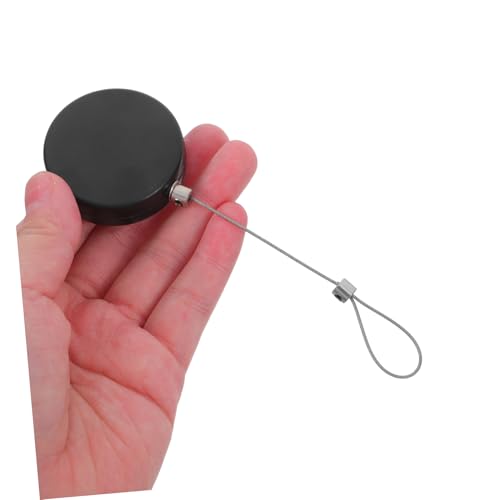2pcs Retractable Anti-Theft Cable Lock Security Rope Portable Locking Cable for Remote Control Steel Tether Attachment for TV and Laptop