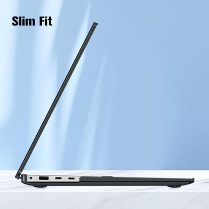 Fintie Case for 13.8 Inch Surface Laptop 8 2026 / Surface Laptop 7 2024 | Hard Shell, Slim Fit, Crystal Black - color: Crystal Black