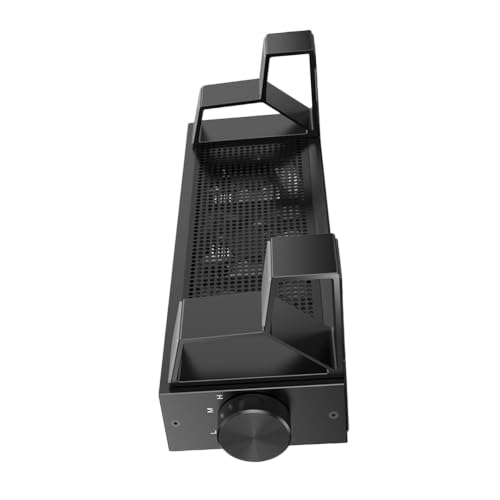 POPETPOP RGB Adjustable Speed Laptop Cooling Pad with Aluminum Heightened Stand, Professional Notebook Cooler for Gaming and Office Use