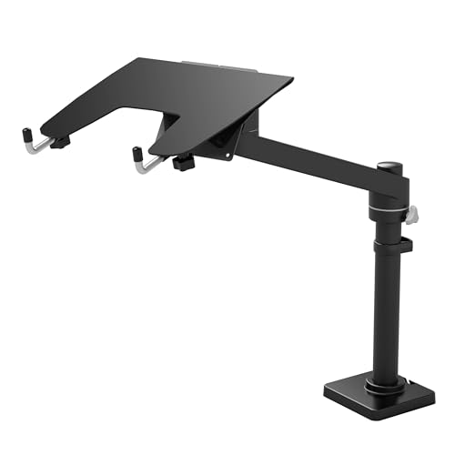 Ergotron – NX Single Laptop Arm, VESA Notebook Tray Desk Mount – for Laptops Up to 17.3 Inches, 0 to 12 lbs – Matte Black - color: Matte Black