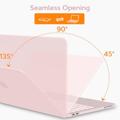 B BELK for MacBook Neo Case 13 inch 2026 Release Model A3404 A18 Pro, Blush | Slim Protective Matte Hard Shell for Mac Neo Case with Keyboard Cover &Screen Protector, Precision Fit, Scratch Resistant - color: Blush