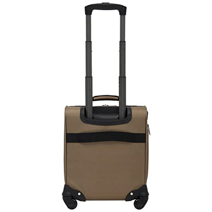Wrangler 17" Underseat Spinner Carry-On Luggage, Mocha - color: Mocha