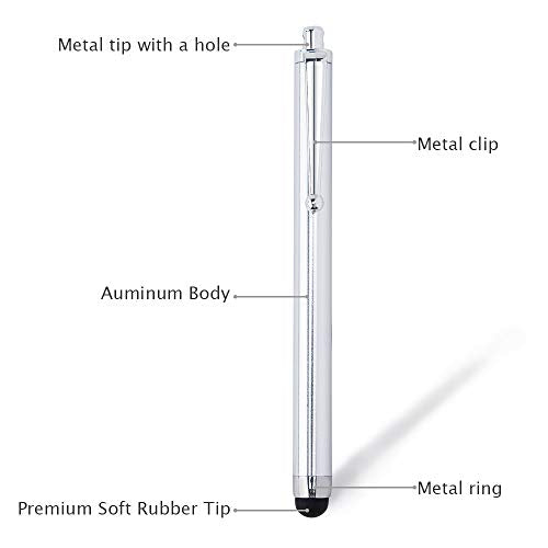 Briout Stylus Pens for Touch Screens, 36 Pack Capacitive Stylus, High Precision Compatible with All Universal Touch Screen Devices (12 Multicolor)