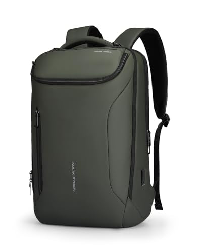 MARK RYDEN Business Backpack for Men, Waterproof High Tech Backpack with Sport Car Shape Design and USB Charging Port, Travel Laptop Backpack Fits 17.3 Inch Notebook | Waterproof Tech Backpack with USB Charging Port, Professional Work Backpack for Travel,