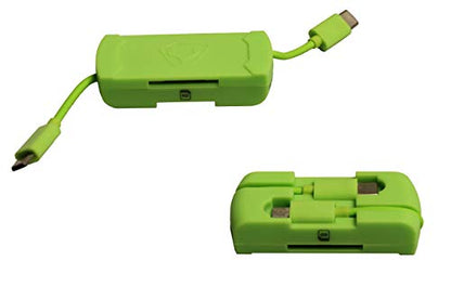 HME Compact Portable SD Card Reader for Android Devices with On The Go Technology (OTG) One USB 2.0 Hub