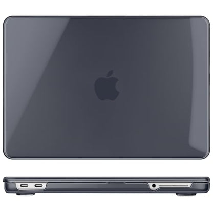 May Chen for MacBook Neo 13 inch Liquid Retina Display ((2026 Release A3404), Slim & Lightweight Protective Case with Screen Protector&Keyboard Cover&Dust Plug, Crystal Black - color: Crystal Black