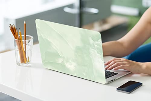 LanBaiLan Compatible with MacBook Air 13 inch Case M5 2026 M4 2025 M3 M2 2024-2022 A3449 A3240 A3113 A2681, 13.6 Plastic Hard Shell Case & Keyboard Cover, Matcha Green Marble - color: Matcha Green Marble