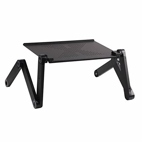 Adjustable Vented Laptop Stand Portable Ergonomic Computer Desk for Sofa Bed Office Home Use - Compact Design for Multifunctional Use
