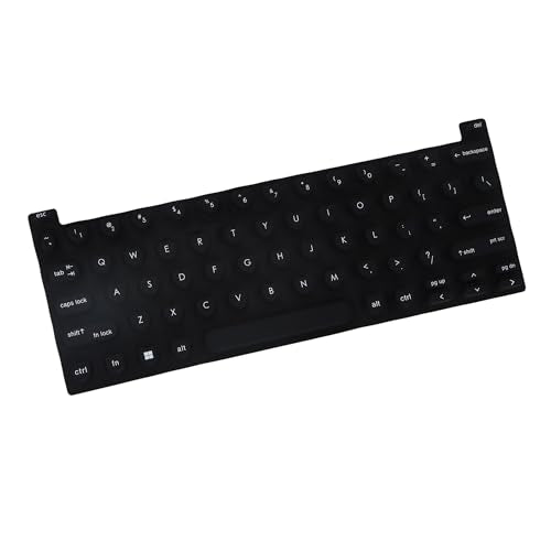 Raised Keyboard Cover for Long Nails, Heart Shaped Keyboard Protective Cover Nail Beauty Keyboard Compatible with HP EliteBook x360 G9 14" etc. (Black) - color: Black