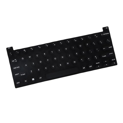 Raised Keyboard Cover for Long Nails, Heart Shaped Keyboard Protective Cover Nail Beauty Keyboard Compatible with HP EliteBook x360 G9 14" etc. (Black) - color: Black