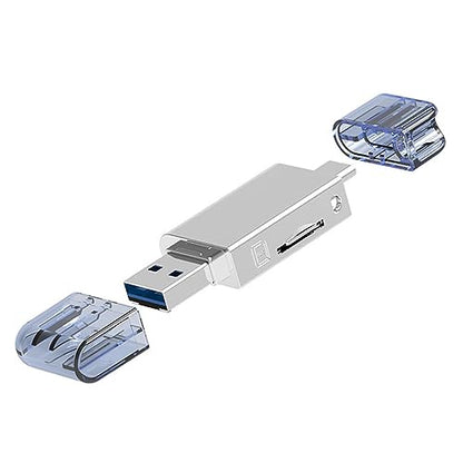 xiwai USB-C Type C/USB 2.0 to NM Nano Memory Card TF Micro SD Card Reader for Huawei Mobile Phone Laptop - style: USB-C to TF+NM