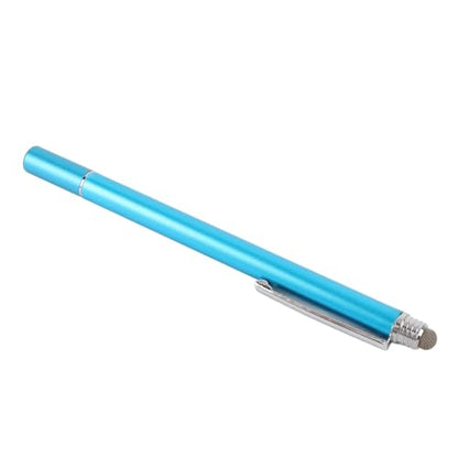 Dioche Capacitive Stylus Pen 2 in 1 Stylus Pen - High Sensitivity Double End Capacitive with Two Tips for Touch Screen & Digital Calendar - Dark Blue (Light Blue) - color: Light Blue