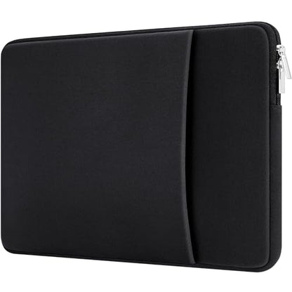 MicaYoung13-13.3 Inch Laptop Sleeve Case Padded Computer Protective Cover Bag Lightweight Shockproof Compatible with 13.3 inch Chromebook Notebook 14 inch MacBook Pro M1 M2 M3 (2021-2024), Black - color: Black, size: 13"-13.3"