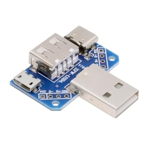chenyang 3 Port USB Splitter Multi Charging Adapter,USB2.0 Male to Type-A/Type-C/Micro Female Charge Extension Adapter - style: USB-A 1-to-3 Power