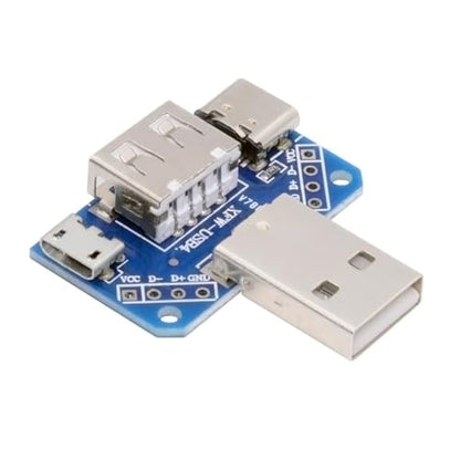 chenyang 3 Port USB Splitter Multi Charging Adapter,USB2.0 Male to Type-A/Type-C/Micro Female Charge Extension Adapter - style: USB-A 1-to-3 Power