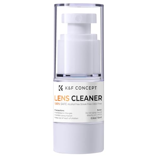 K&F CONCEPT Spray and Lens Cleaner Care Kit, Camera Lens Cleaner | Efficient Cleaning，Easy to Carry, for All Optical Glasses Telescopes Laptops Computers,MW02