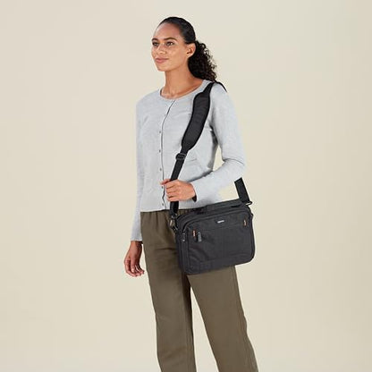 Amazon Basics 11.6 inch Laptop Bag with Shoulder Strap and Handle, Briefcase with Large Capacity Compartments for Tablets and Accessories, Black, 12-Pack - size: 11.6 Inch (Pack of 12), style: 1-pack