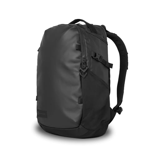 WANDRD NIMBUS 18L: Lightweight Travel Backpack for Men and Women, Weather Resistant Everyday Bag with Padded Shoulder Straps, Laptop Bag and Traveling Bag for Office (Black) - color: Black