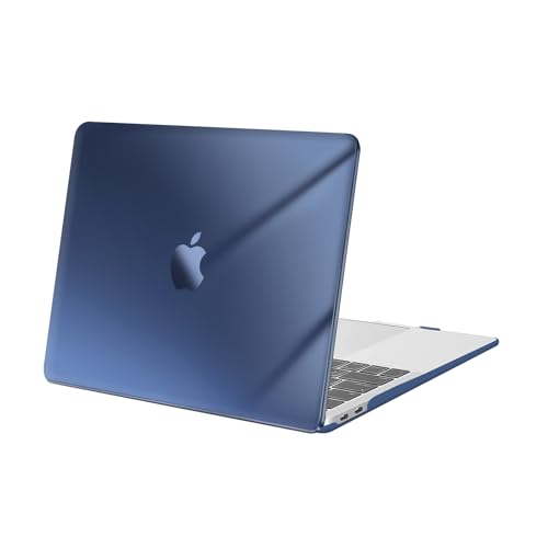 MOSISO Compatible with MacBook Air 13 inch Case M1 2022-2018 | Touch ID Plastic Hard Shell Cover Compatible with MacBook Air 13.3 inch Case, A2337 M1 A2179 A1932, Crystal Midnight - color: Crystal Midnight