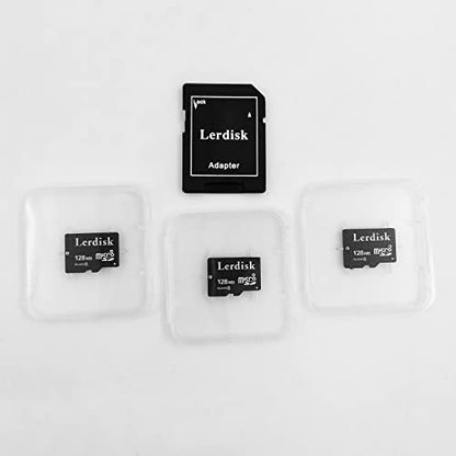 Factory Wholesale Micro SD Card 128MB (0.12GB) Pack of 3 in Bulk Low Capacity for MP3/Old Phones/Small Files Only -Not for Cameras/Dashcams/GB Devices - size: 128MB Class4