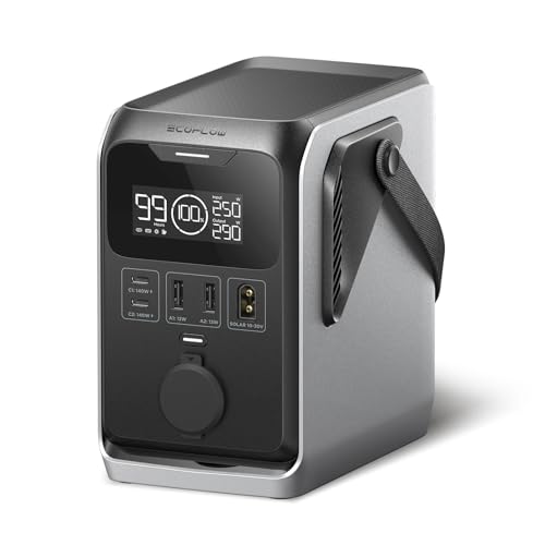 EF ECOFLOW Portable Power Bank Station TRAIL 300 DC, 288Wh 300W DC | LiFePO4 Battery, Compact Solar Generator for Camping, Travel, and Emergency (No AC Outlet Included) - style: TRAIL 300