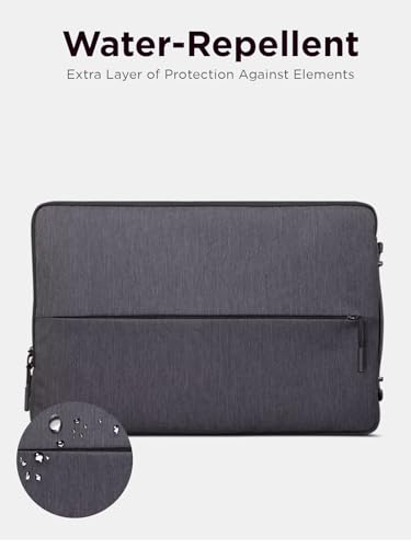 Lenovo Urban Laptop Sleeve 13 Inch for Laptop/ Notebook/Tablet Compatible with MacBook Air/Pro Water Resistant - Charcoal Grey - size: 13 inch