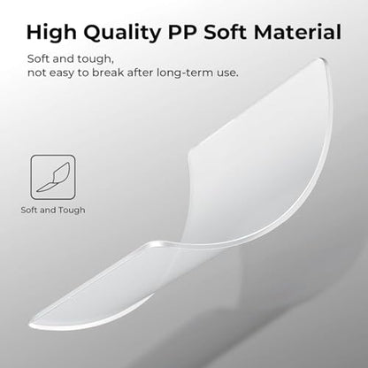 BlueSwan Flexible Case for MacBook Pro 16 inch, M5-M1 Pro/Max 2026-2021 | Anti-Scratch Protective Laptop Cover with Grippy Matte Texture, Seamless Fit and Lightweiht, Frosted White - color: Frosted White, size: Pro 16-inch (2026-2021)