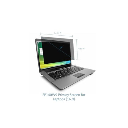 Kensington 14 inch Privacy Screen Filter for 14" Laptops - 16:9 Aspect Ratio (K52793WW), Polycarbonate