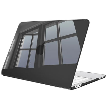 Fintie Case for MacBook Neo 13 Inch A3404 2026, Crystal Black | Snap-On Hard Shell Cover, Ultra-Thin, Slim Fit, Lightweight - color: Crystal Black