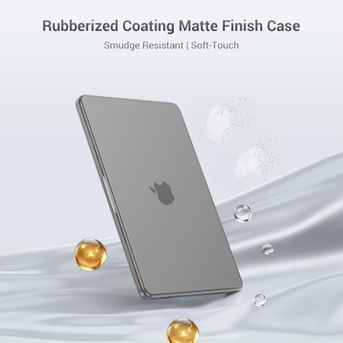 MOSISO Compatible with MacBook Neo Case 13 inch 2026 A3404 A18 Pro Chip | Scratch-Resistant Ultra-thin Protective Hard Shell Case Cover, Gray - color: Gray