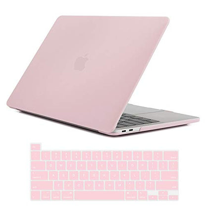 Se7enline for MacBook Pro 13 inch Case M2/M1 2026-2020 A2338,Rose Quartz | Hard Shell Laptop Case Washable Keyboard Cover Skin Anti-Scratch Anti-Drop Heat Dissipation Full Port Access Slim Lightweight - color: Rose Quartz
