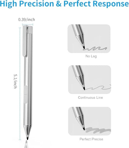 Active Stylus Pen for Dell 2 in 1 Laptop for Latitude 5285 5289 5290 7285 7390 7400, Inspiron 7420 7425, XPS 15 9570, Computer Touchpad Stylus (Check The Compatible List Before Purchase)