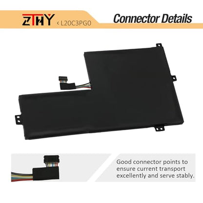 47Wh L20C3PG0 L20M3PG0 Battery Replacement for Lenovo 100w 300w 500w Gen 3 | 100e 300e Chromebook Gen 3, IdeaPad 3 Chrome 15IJL6, IdeaPad Flex 3 Chrome 15IJL7 Laptop L20D3PG0 L20L3PG0 L20M3PG2 11.52V - size: 13.89*3.93*0.27 inch L20C3PG0