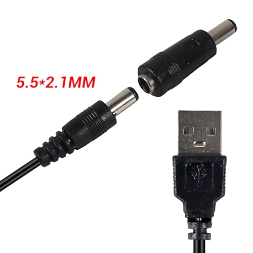 USB to DC Power Cable, 14 Connectors Adapter for HUB Splitter,Mini Fans,DJ Controller, LED Lights, LCD CCTV Cameras TV Box