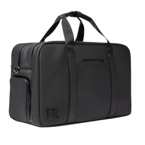 The FTL Pro Mens Travel Bag - 30L Premium Work to Gym Weekender Duffel with Garment Bag, Shoe Space & 18" Laptop Sleeve - Organized Athletic Business Carry On Hybrid, Fits Under Airplane Seat - Black - color: Kenmare Black, style: Pro
