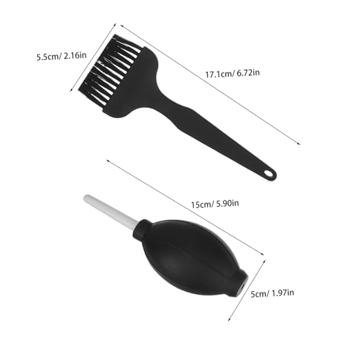 Anti-Static Cleaning Brush Set 13pcs with 12 Precision Electronics Brushes and Manual Air Blower, Multi-Purpose Laptop and Computer Dust Removal Tool for Industrial and Desktop Use