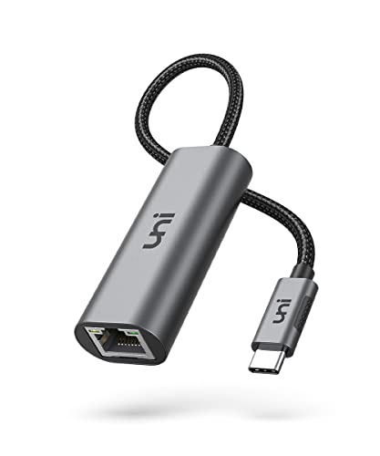 uni USB-C to Ethernet Adapter, 2.5 Gigabit Network Adapter [Thunderbolt 4/3 Compatible], USB 4 to Adapter 2.5Gbps, for MacBook Pro 2023 / Air 2022, Mac mini M2, Dell XPS, and More