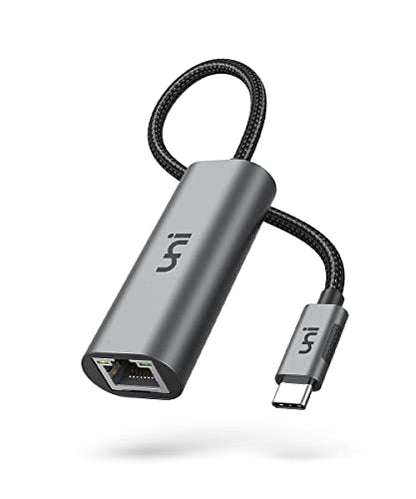 uni USB-C to Ethernet Adapter, 2.5 Gigabit Network Adapter [Thunderbolt 4/3 Compatible], USB 4 to Adapter 2.5Gbps, for MacBook Pro 2023 / Air 2022, Mac mini M2, Dell XPS, and More
