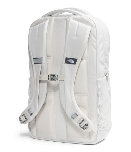 The North Face Jester Everyday Laptop Backpack, Wht Dune/Granite Gy, OSFA | Commuter Travel Bag, Laptop Sleeve, Water-Repellent - color: White Dune/Granite Grey