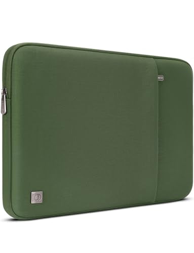 DOMISO Laptop Case Laptop Sleeve Cover for 16 inch MacBook Pro M4/M3/M2/M1 Pro/Max A3403 A3186 A2991 A2780 A2485 A2141,Compatible with 15.6 inch HP Lenovo Dell XPS 16, Avocado Green - color: Avocado Green, size: 15.6 inch
