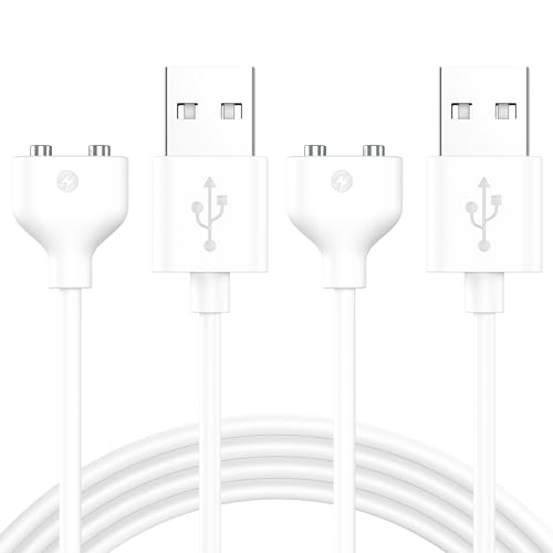 Meliya 2Pack Magnetic USB DC Charger Cable(6mm/0.24inch), Replacement Charging Cord for Rechargeable Toys Massagers Electric Toothbrush (6MM-2pack) - size: 6MM-2pack