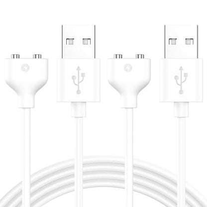 Meliya 2Pack Magnetic USB DC Charger Cable(6mm/0.24inch), Replacement Charging Cord for Rechargeable Toys Massagers Electric Toothbrush (6MM-2pack) - size: 6MM-2pack
