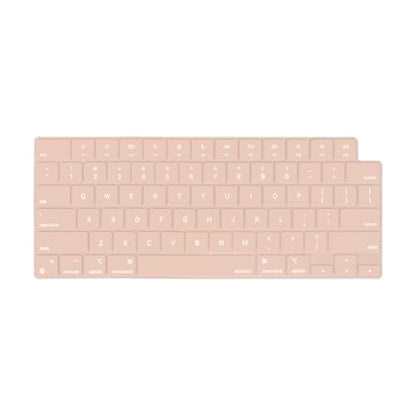 MOSISO Keyboard Cover with Solid Texture, Laptop keyboard Cover | Compatible with MacBook Air 15 inch M3 A3114 M2 A2941/Air 13.6 A3113 A2681/Pro 14/16 M4 M3 M2 M1 - color: Camel