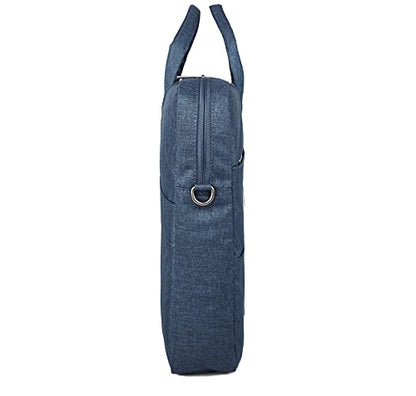 Multifunctional Briefcase,Muti-Pockets Laptop Case Bag For 15.6 inch-16 inch Laptop Computer - color: Blue