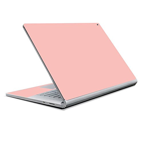 MightySkins Skin Compatible With Microsoft Surface Book 2 13" (2017) - Solid Blush | Protective, Durable, and Unique Vinyl Decal wrap cover | Easy To Apply, Remove, and Change Styles | Made in the USA - color: Blush