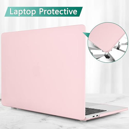 May Chen for MacBook Pro 16 Inch 2019 Release Model:A2141,Hard Shell Case Cover Screen Protector & Keyboard Cover for MacBook Pro 16 Retina with Touch ID & Touch Bar - Baby Pink - color: Baby pink