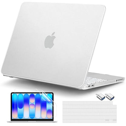 Matte Frosted Compatible with MacBook Neo 13 Inch 2026 (Model A3404 | A18 Pro Chip) | Anti-Fingerprint Hard Shell, Ultra Slim, Non-Slip, Lightweight Protective Cover | Frosted Clear - color: Matte Clear